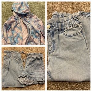 Gap girls lot (jeans, shorts, skirt, jacket)